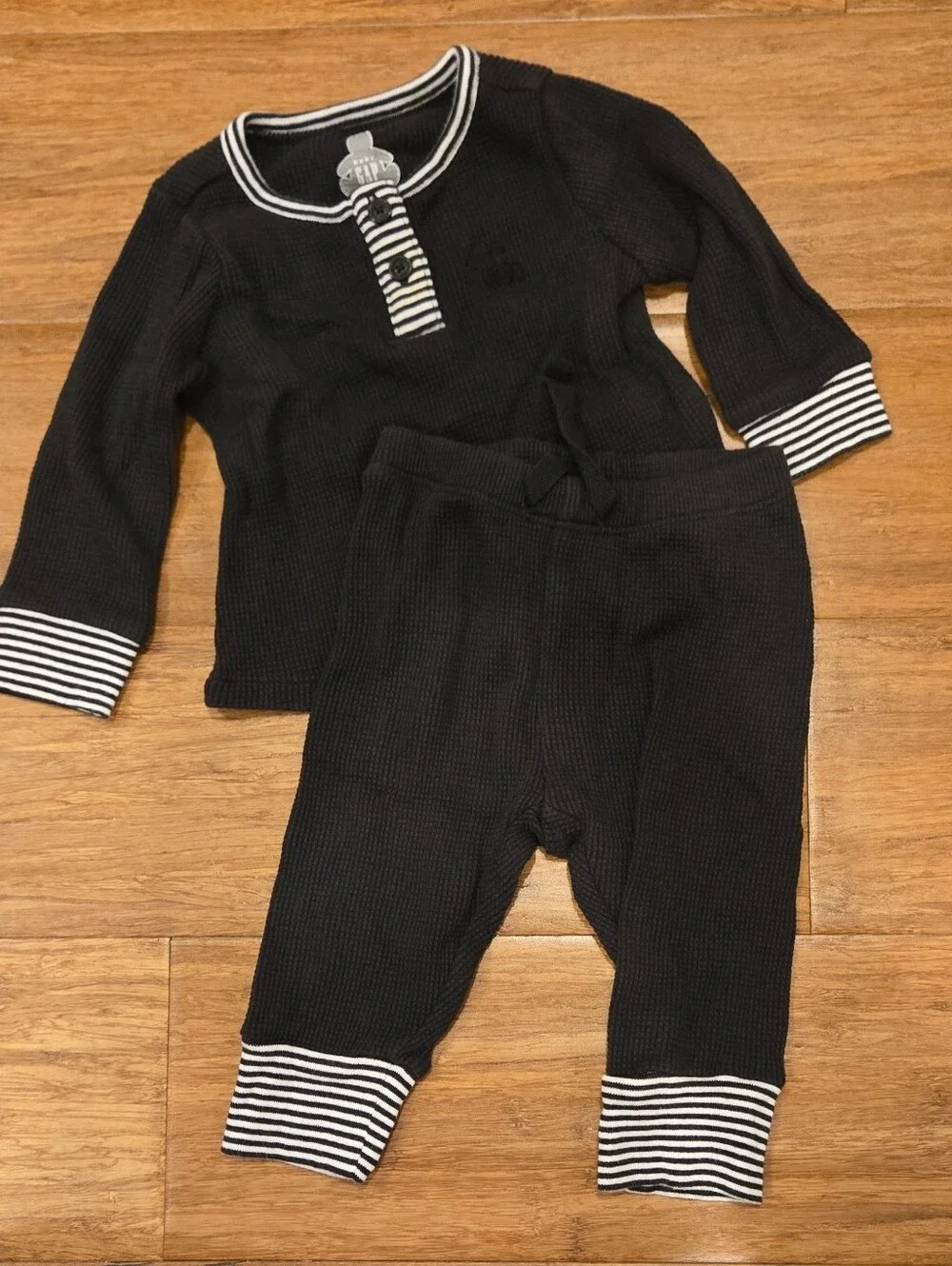 Gap Baby Thermal Long Sleeve And Pants Matching Set